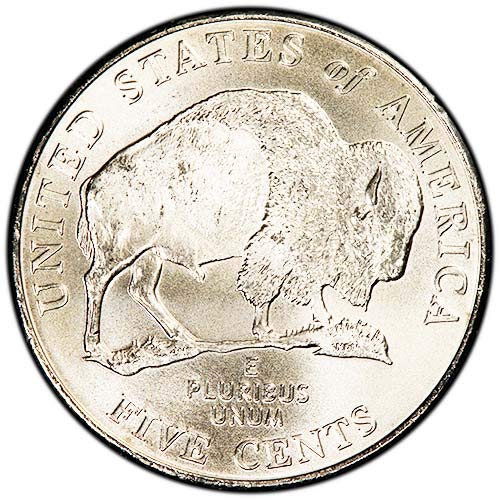 2005 P & D Сатинировка Bison Jefferson Nickel Choice, Без да се позовават на Монетния двор на САЩ, Комплект от 2 монети