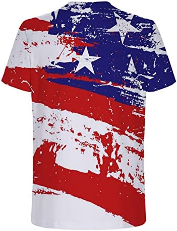 Мъжка Тениска с Американския Флаг, Летни Ежедневни Блузи С Къс Ръкав и Графичен Принтом, Готина Тениска За Тренировка на мускулите, Патриотическая Блуза