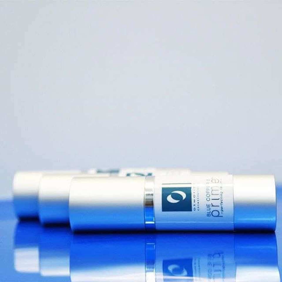 Osmotics Blue, Copper 5 PRIME Eye - Подобрена формула за възстановяване и укрепване на кожата около очите с пептидами мед за намаляване на фините линии, бръчки, тъмни кръгове и при