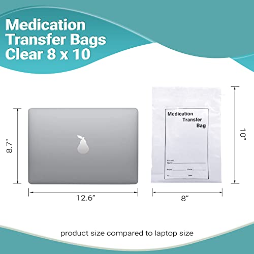 Опаковка APQ от 1000 пакета за прехвърляне на лекарства, прозрачни 8 х 10. Опаковки от полиетилен с ниска плътност 8х10. Защитени от отваряне на найлонови торбички по 2 мил?
