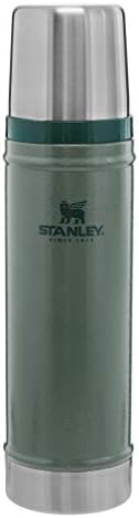 Бутилка с широко гърло Stanley Classic с Вакуумна изолация - Термос от неръждаема Стомана 18/8, не съдържа BPA, за студени и топли напитки