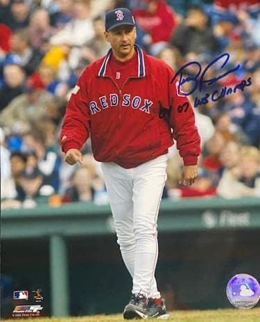 Снимка Тери Франкона с автограф 8x10 - Снимки на MLB с автограф