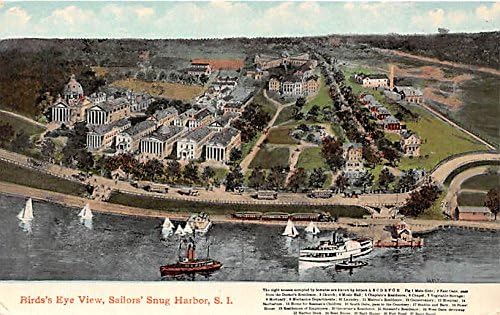 Моряците Уютна пристанището, Южна Каролина, Ню Йорк, пощенска Картичка