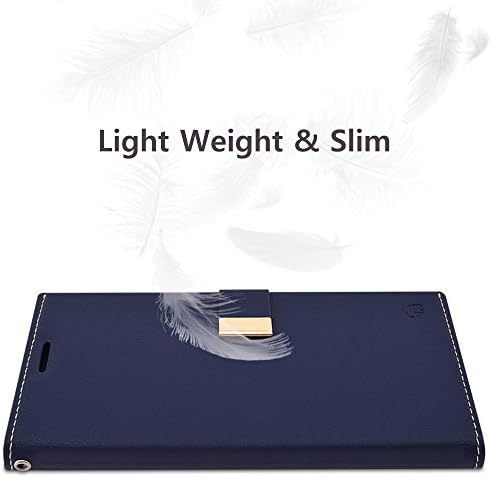 Чанта-портфейл Qoosan Galaxy S21 от Изкуствена Кожа Премиум-клас, флип-надолу капак с Държач за карти, Поставка с Магнитна Закопчалка,