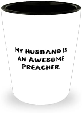 Съпругът ми е Страхотен Проповедник. Чаша, Подарък От Мъжа Си Жена, Евтина Керамична Чаша За Мъжа