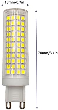 Lxcom Lighting G9 Led Царевичен Лампа с регулируема яркост 15 Вата, Керамика Led Крушка с Мощност 120 W Равностоен лампа 136 led Дневни