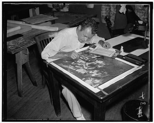 Исторически находки Снимка: CE Kowalozyk, Работник AAA, планиметр, Точната Площ, на Повърхността на земята, Вашингтон, окръг Колумбия, 1937