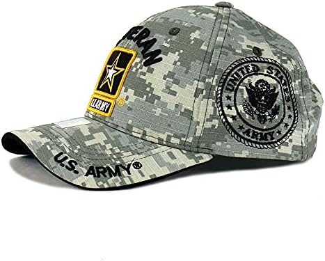 Ветеранская Шапката на Армията на САЩ, Армията Военна Официалната Лицензирана Регулируема Бейзболна Шапка
