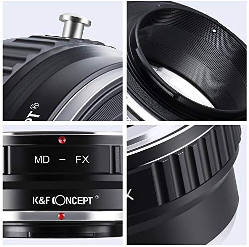K& F Concept Minolta MD MD MC Адаптер за обектив Rokkor с затваряне на Fujifilm FX, адаптер за обектив MD-FX за Fuji X-Pro1 X-Pro2 X-X